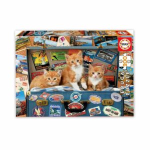 Puzzle Educa travelling kittens 200 pcs