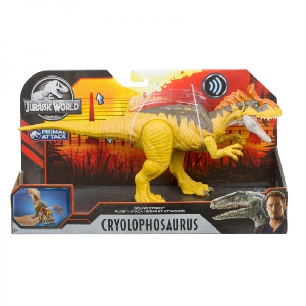 Jurassic World Sound Strike Cryolophosaurus - Δεινόσαυρος με κινούμενα μέλη και ήχους