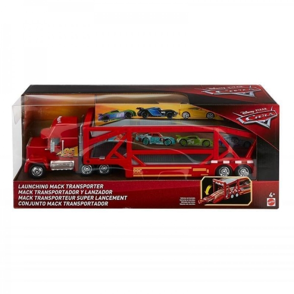 Pixar Cars Launching Mack Transporter - Νέα Νταλίκα Mack (FPX96)