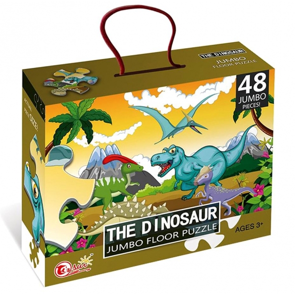 Puzzle με δεινόσαυρους 48pcs / Μεγάλα κομμάτια