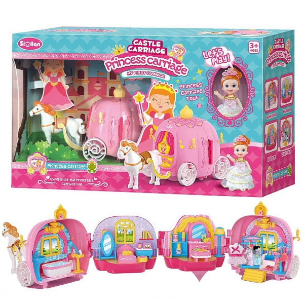 Princess Carriage - Άμαξα με κουκλίτσα