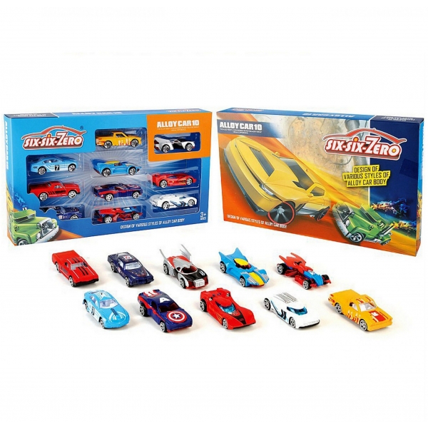 Μεταλλικά αυτοκινητάκια 10 τεμαχίων Super cars
