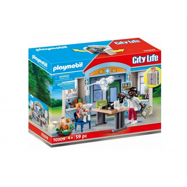 (70309) Playmobil Play Box Κτηνιατρείο 