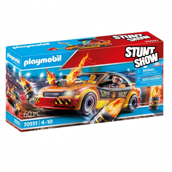 (70551) Playmobil Stunt Show Crash Car Όχημα Ακροβατικών 