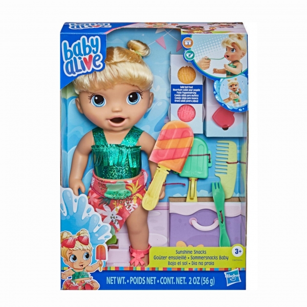 Baby Alive Sunshine Snacks Blond Hair (F1680)