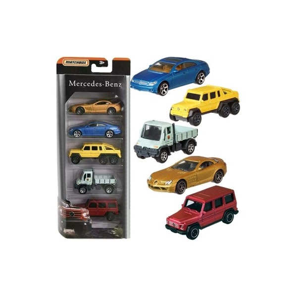 Σετ Matchbox Mercedes Benz με 5 αυτοκίνητα